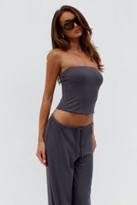 Load image into Gallery viewer, Anji Strapless Top - Steel
