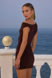 Odeya Mini Dress - Espresso