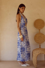 Load image into Gallery viewer, Elka Halter Midi Dress - Havanna Navy
