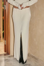 Load image into Gallery viewer, Magnolia Front Slit Maxi Skirt - Bone
