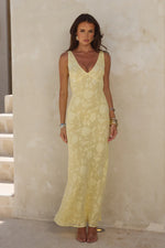 Load image into Gallery viewer, Amarna Maxi Dress - Lemon
