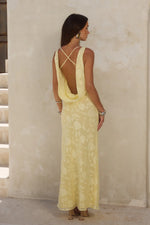 Load image into Gallery viewer, Amarna Maxi Dress - Lemon
