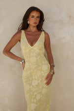 Load image into Gallery viewer, Amarna Maxi Dress - Lemon

