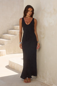 Amarna Maxi Dress - Black