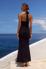 Load image into Gallery viewer, Alola Halter Maxi Dress - Black
