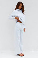 Load image into Gallery viewer, RNWY Wide Leg Track Pants - Grey Marle
