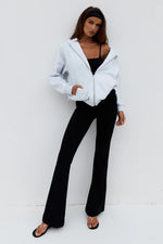 Load image into Gallery viewer, Oaklynn Oversized Zip Up Jacket - Grey Marle
