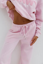 Load image into Gallery viewer, Shobi Low Rise Track Pants - Ballet Pink
