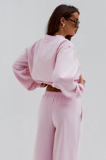 Load image into Gallery viewer, RNWY Crew Neck Sweater - Ballet Pink

