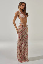 Load image into Gallery viewer, Cyrus Low Waist Sheer Maxi Skirt - Sadie Pink
