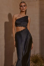 Load image into Gallery viewer, Alta Long Midi Dress - Black
