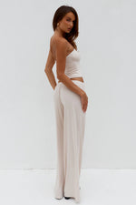 Load image into Gallery viewer, Anji Relaxed Wide Leg Sweatpants - Biscuit
