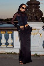 Load image into Gallery viewer, Wilona Maxi Skirt - Black
