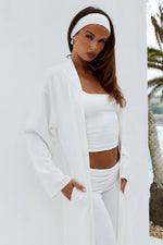 Load image into Gallery viewer, Lavina Longline Knit Cardigan - Cream
