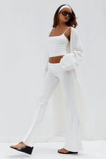 Load image into Gallery viewer, Lavina Longline Knit Cardigan - Cream
