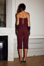 Load image into Gallery viewer, Gisele Capri Pants - Bitter Chocolate
