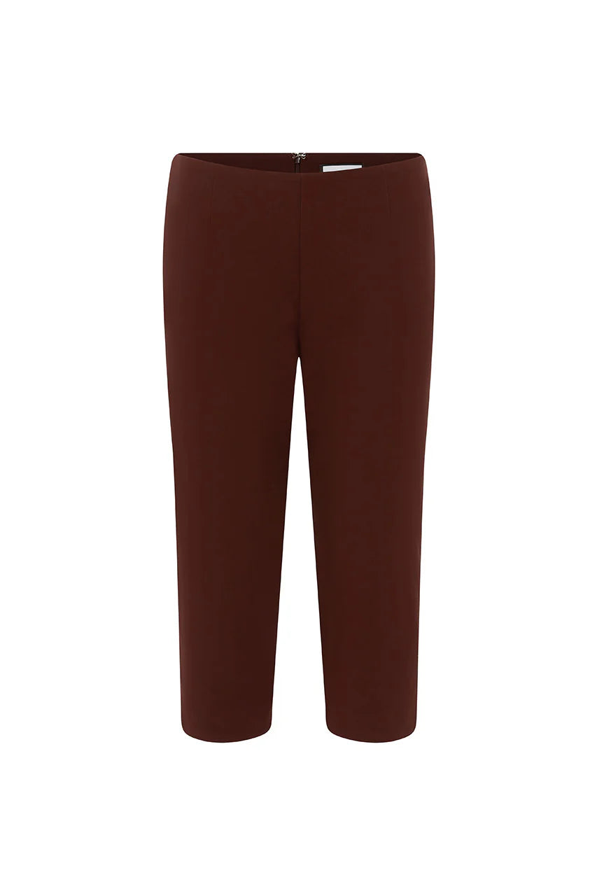 Gisele Capri Pants - Bitter Chocolate