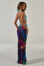 Load image into Gallery viewer, Cyrus Low Waist Sheer Maxi Skirt - Tuscan Purple
