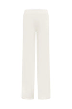 Load image into Gallery viewer, Heather Wide Leg Knit Pant - Cream
