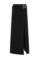 Load image into Gallery viewer, Indiana Maxi Skirt - Black
