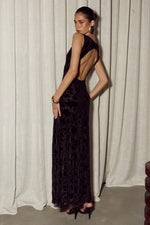 Load image into Gallery viewer, Jennie Bodysuit Maxi Dress - Black
