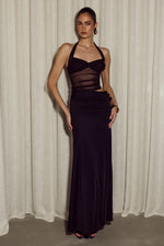 Load image into Gallery viewer, Nalita Halter Cutout Maxi Dress - Black
