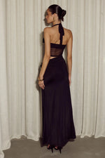 Load image into Gallery viewer, Nalita Halter Cutout Maxi Dress - Black
