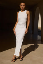 Load image into Gallery viewer, Diya Midi Dress - White
