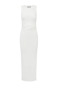 Diya Midi Dress - White