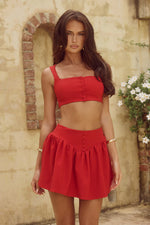 Load image into Gallery viewer, Lani Mini Skort - Red
