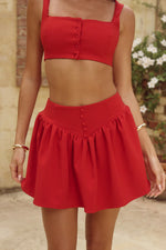 Load image into Gallery viewer, Lani Mini Skort - Red
