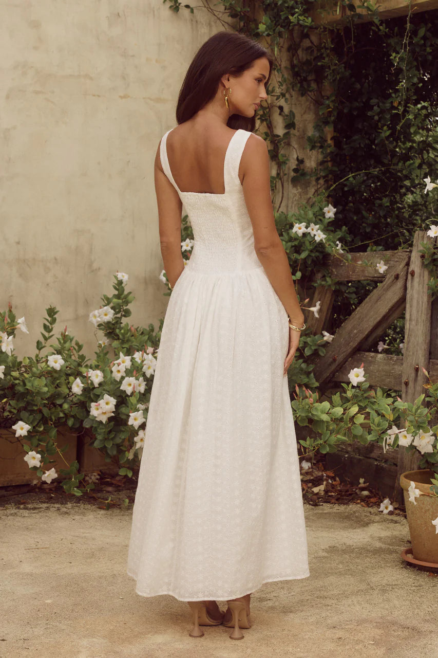 Nevah Maxi Dress - White