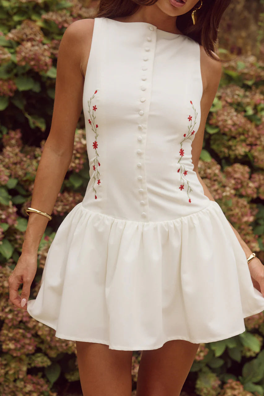 Nevah Mini Dress - White