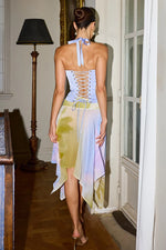 Load image into Gallery viewer, Asha Handkerchief Midi Skirt - Saphie Blue

