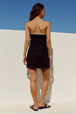 Load image into Gallery viewer, Luna Strapless Mini Dress - Black
