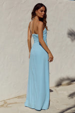 Load image into Gallery viewer, Maia Halter Maxi Dress - Baby Blue
