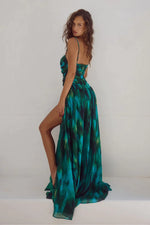 Load image into Gallery viewer, Camille Maxi Dress - Calista Green

