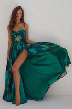 Load image into Gallery viewer, Camille Maxi Dress - Calista Green
