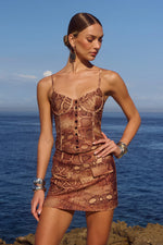Load image into Gallery viewer, Emory Skort - Tan Viper
