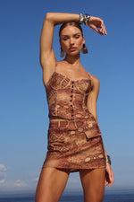 Load image into Gallery viewer, Emory Skort - Tan Viper
