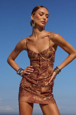 Load image into Gallery viewer, Emory Bustier - Tan Viper
