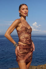 Load image into Gallery viewer, Emory Bustier - Tan Viper
