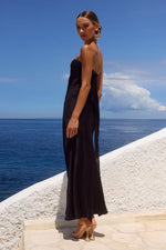 Load image into Gallery viewer, Kadie Off Shoulder Maxi Dress - Black
