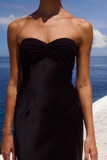 Load image into Gallery viewer, Kadie Off Shoulder Maxi Dress - Black

