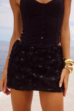 Load image into Gallery viewer, Zelpha Mini Skirt - Black
