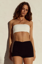 Load image into Gallery viewer, Adora Shirred Hot Short - Black
