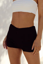 Load image into Gallery viewer, Adora Shirred Hot Short - Black
