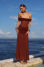 Load image into Gallery viewer, Meila Maxi Dress - Espresso

