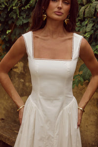 Lani Midi Dress - White