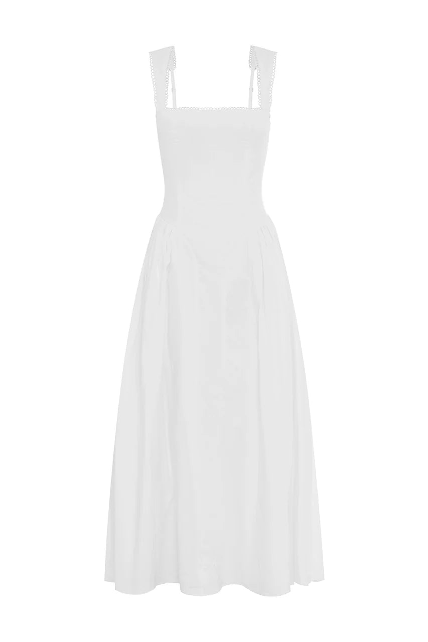 Lani Midi Dress - White